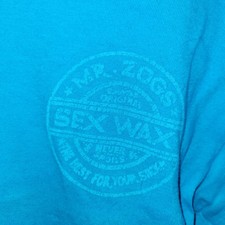 Vintage 80s Mr Zogs Sex Wax T Shirt Size L Single Stitch Made In USA Puff Print