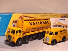 CORGI CLASSICS 1:50 & 1:43 NATIONAL BENZOLE - FODEN FG TANKER & MORRIS J 31002