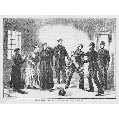 Scene from his wife at - from,