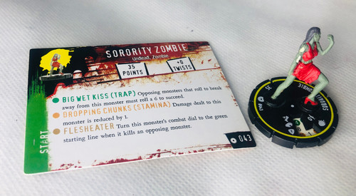 Horrorclix sorority zombie - horrorclix,