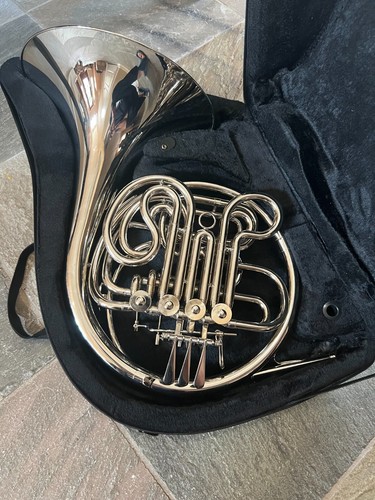 Double french horn silver - double,