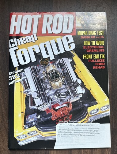 January 2001 hot rod magazine - hot,