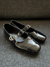 Vagabond Shoes Black Patent