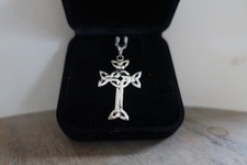 Sterling Silver Celtic Cross Boxed 925