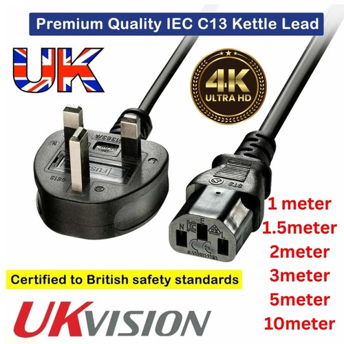 10m pin mains power lead - pin,