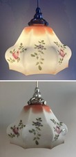 Vintage Glass Light Shade 22cm