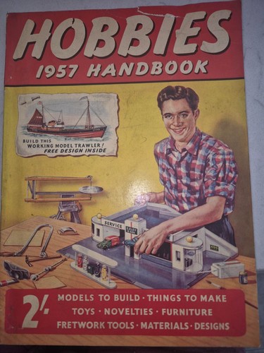 Hobbies 1957 handbook vintage - 1957,