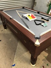 7FT BY4FT  TOURNAMENT COIN OPERATED  POOL TABLE GREY CLOTH CAN DELIVER