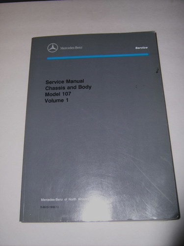 Mecedes benz service manuels - mecedes,