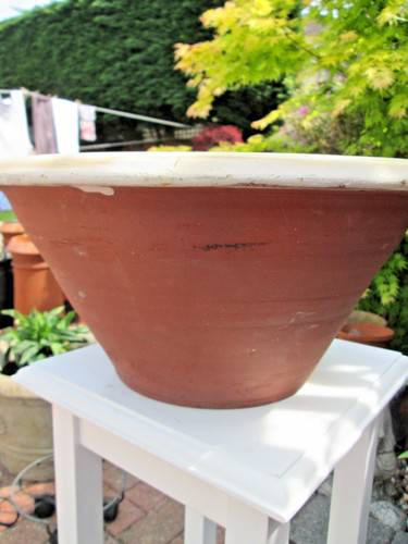 Antique bowl english half - english,