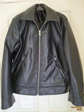 Medium men black faux - medium,