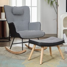 Nursing Rocking Chair Nursery Glider Rocker Armchair for Living Room