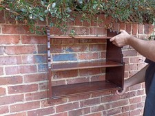 Antique Mahogany Wall Shelves