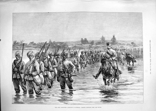 Original old antique print - antique,