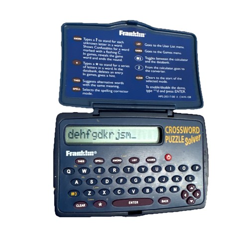 Franklin cwm 108 - franklin, crossword