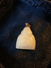 Vintage Hand Carved Buddha Pendant