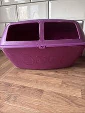 Omlet Chicken Feeder and Drinker Set Purple