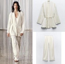 ZARA NEW TEXTURED KIMONO &