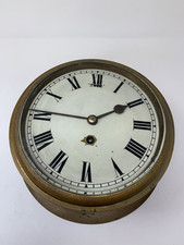 Antique Brass Ship Clock SM& Co 1929 GRV[b.H2-7]