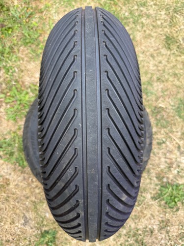 Motorcycle race slick wet - wet, tyre