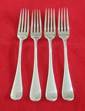 4 x Vintage Silver Plated Old