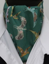 Deep Sage Green with Heron