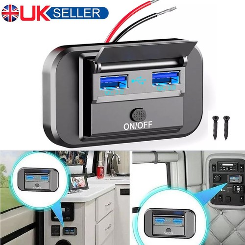 12v dual usb fast charger - 12v,