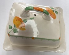 Art Deco Butter / Cheese Dish