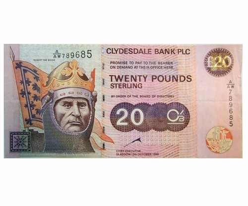 Clydesdale bank note - clydesdale,