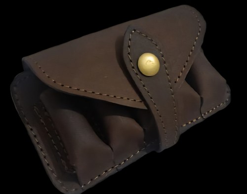 Vintage leather cartridge belt - cartridge,