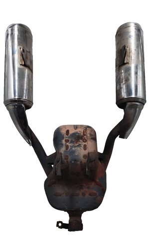 Pair exhaust mufflers yamaha - pair,