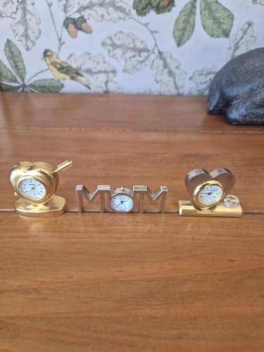 Miniature clocks hearts - 3,