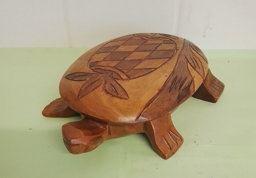 Vintage hand carved wooden - hand,
