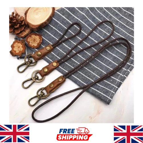 Leather lanyard neck strap for - lanyard,