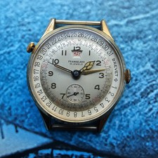 Frankelado Triple Date DATE-O-GRAPH  Hand-Winding Men's Watch For Repair 