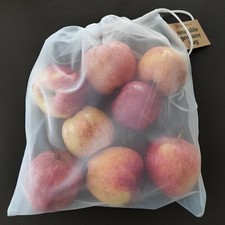 6x Sainsbury's Reusable Produce Bags Mesh Bags Grocery Shopping Storage Fruits