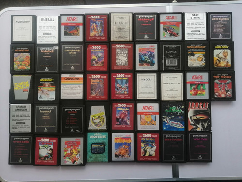 Atari 2600 7800 games - atari,