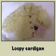 Lemon Loopy Knit Cardigan 