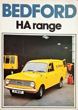 Bedford HA van Brochure 1977 B/BX1735