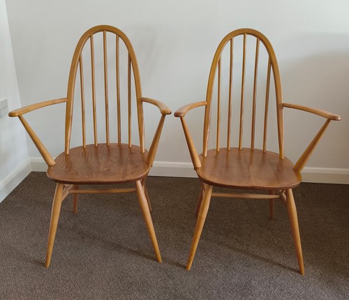 Two mid century ercol light - two,