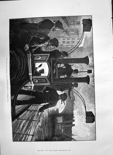 Antique print 1890 london - antique,