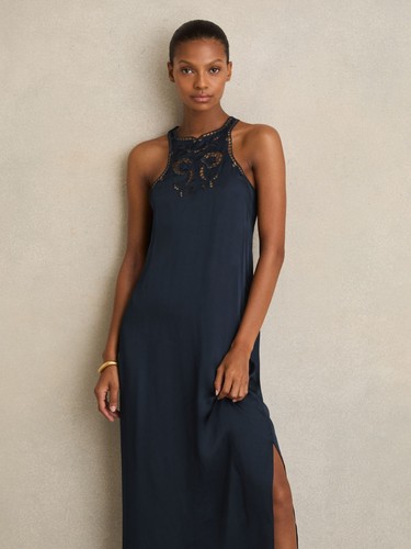 Reiss womens dress blue - dress, in