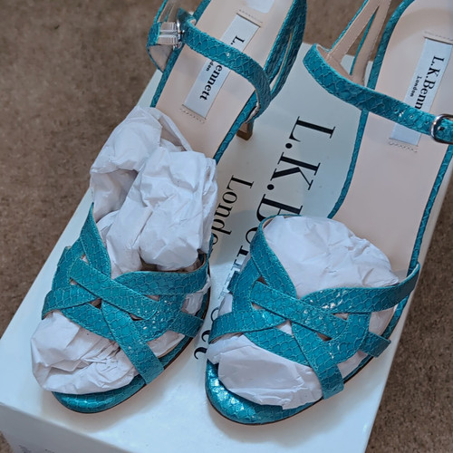 Bennett turquoise leather - turquoise,