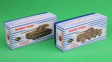 DINKY Reproduction Box 80a & 80c Char A.M.X. & E.B.R. Panhard