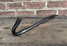 Vintage Large 18" Pry Bar Crow Bar Wrecking Bar Nail Puller Floorboard Lifter