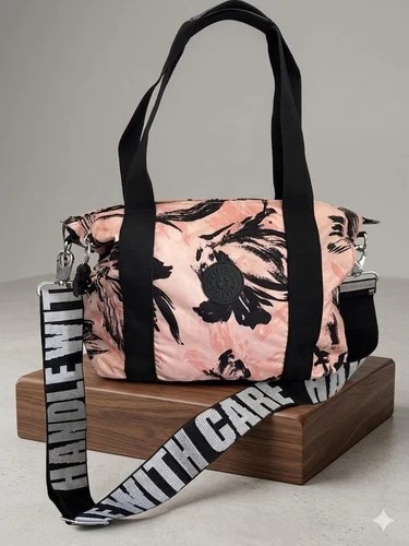 Kipling pink floral large - pink,