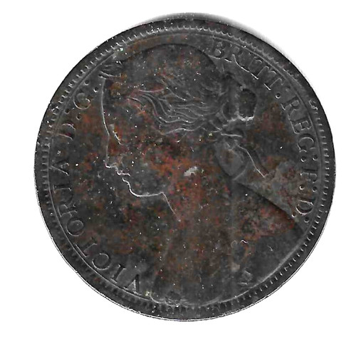 Coin victoria young head - coin,