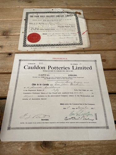 Old staffordshire share - ,