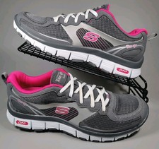 Skechers Womens UK 7 Grey Pink