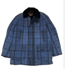 Barbour hemming Wax Jacket House of Fraser Tartan  bedale Size small USED